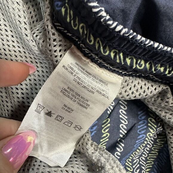 Columbia PFG Mens Blue Backcast Water Shorts Swim Trunks Size XL Fish Hooks - Picture 5 of 7